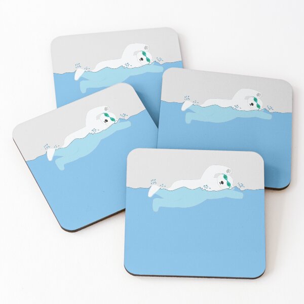 Item preview, Swimming Polar Bear designed and sold by grumpyteds.