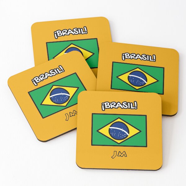 Item preview, Yellow Brazil Flag designed and sold by jesumedina.
