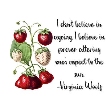 Virginia Woolf on aging