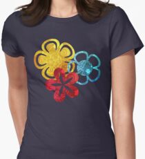 Flowers Women's Fitted T-Shirt