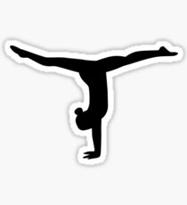 Gymnastics yoga Sticker
