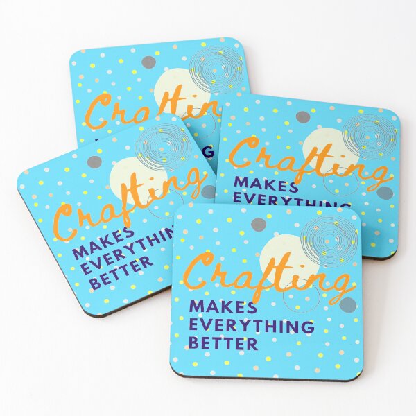 Item preview, Crafting makes everything better and bright designed and sold by Manoroma.