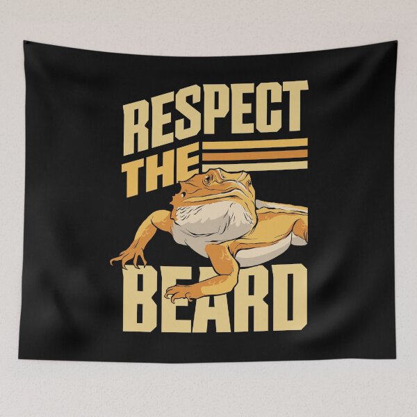 Item preview, Respect The Beard Funny Bearded Dragon Reptile designed and sold by ShopTheStyle.