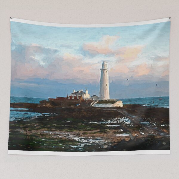 Item preview, Artistic St. Mary's Island and Lighthouse designed and sold by Violaman.