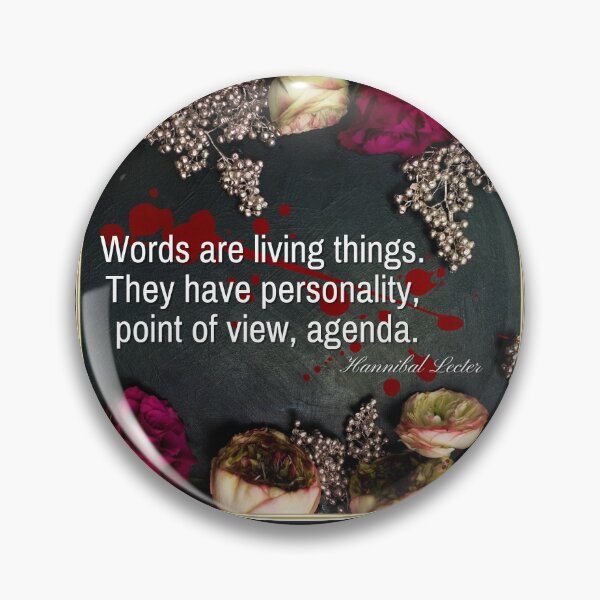 Item preview, Hannibal Words Have an Agenda Quote designed and sold by orionlodubyal.