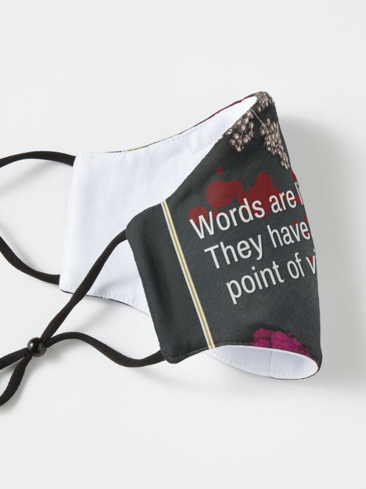 Hannibal Words Have an Agenda Quote Mask for Sale by orionlodubyal