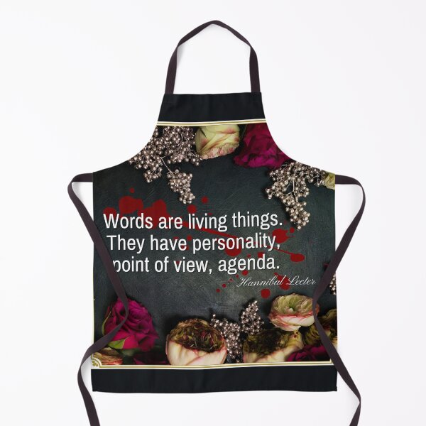 Item preview, Hannibal Words Have an Agenda Quote designed and sold by orionlodubyal.