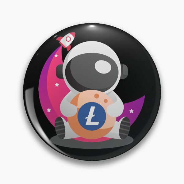 Item preview, Litecoin to the Moon - this is a great gift for every cryptocurrency investor designed and sold by hyggekrog.