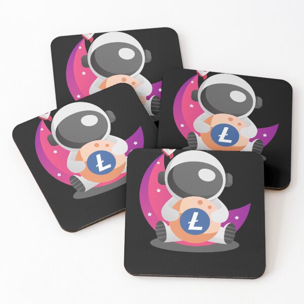 Item preview, Litecoin to the Moon - this is a great gift for every cryptocurrency investor designed and sold by hyggekrog.