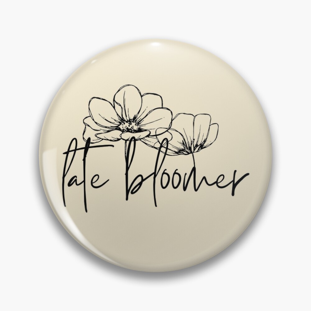 Late Bloomer Floral Pins