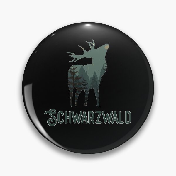 Item preview, Black Forest Deer & Forest Black Forest Homeland Gift designed and sold by Lenny Stahl.