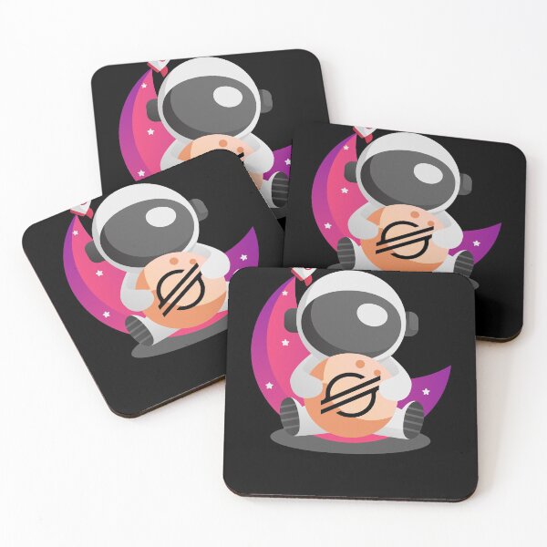 Item preview, Stellar to the Moon - this is a great gift for every cryptocurrency investor designed and sold by hyggekrog.