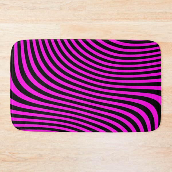 Item preview, seamless wavy pattern, Twisted duotone background. Abstract pattern from lines, Black and pink texture designed and sold by mashmosh.