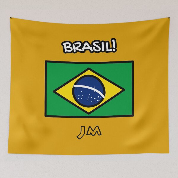 Item preview, Bandeira Amarela do Brasil designed and sold by jesumedina.