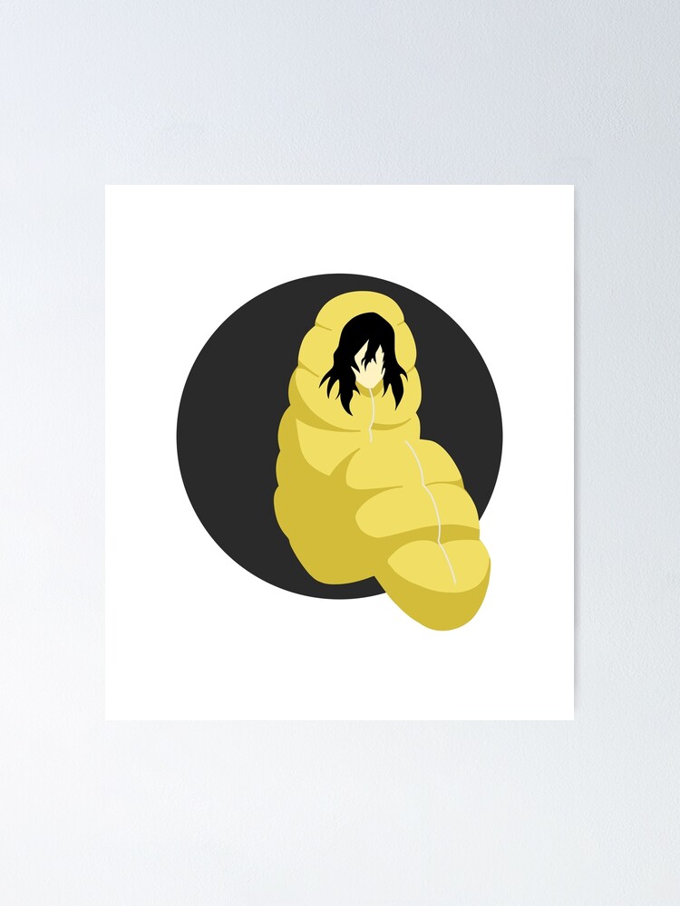 "Sleeping bag Eraserhead Shota Aizawa My hero Academia colourful