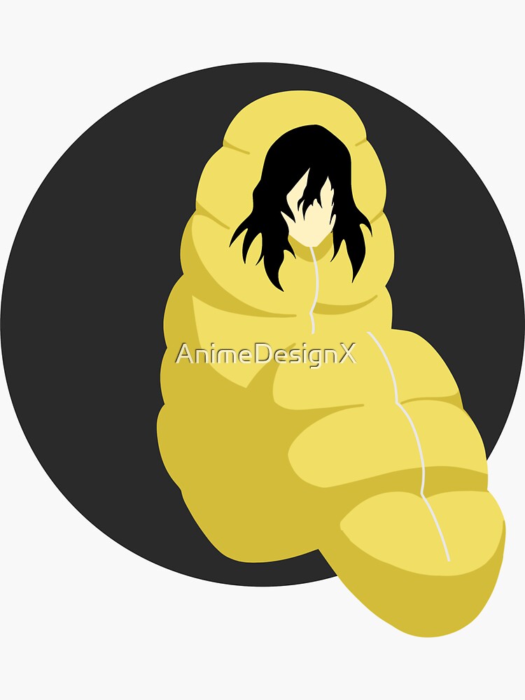 "Sleeping bag Eraserhead Shota Aizawa My hero Academia colourful