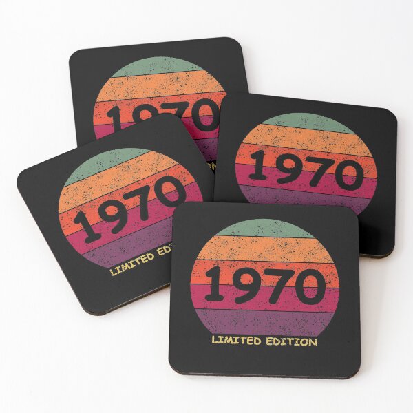 Item preview, 1970 Limited Edition Birthday Vintage Distressed Sunset Gift  designed and sold by Kipcio.