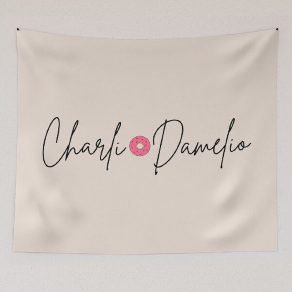 Item preview, Cute charli damelio with pink donut for tik tok queen designed and sold by MNCO.