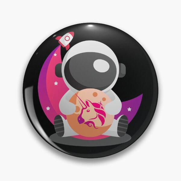 Item preview, Uniswap to the Moon - this is a great gift for every cryptocurrency investor designed and sold by hyggekrog.