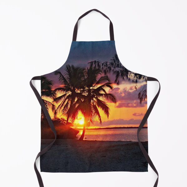 Item preview, Tropical Sunset Beach Palm Trees Landscape designed and sold by worldways.