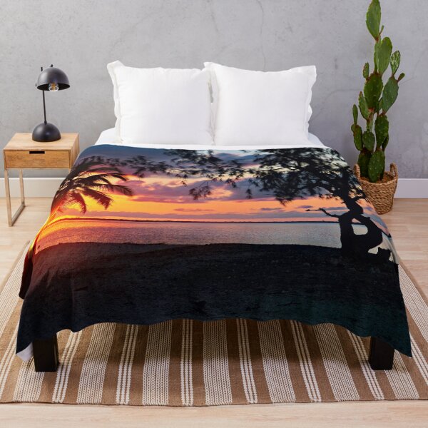 Item preview, Tropical Sunset Beach Palm Trees Landscape designed and sold by worldways.