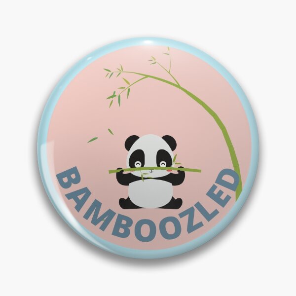 Item preview, Bamboozled Panda Eating Bamboo Pun designed and sold by ToastyBopShop.