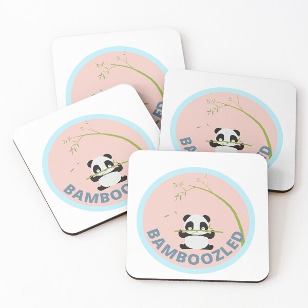 Item preview, Bamboozled Panda Eating Bamboo Pun designed and sold by ToastyBopShop.