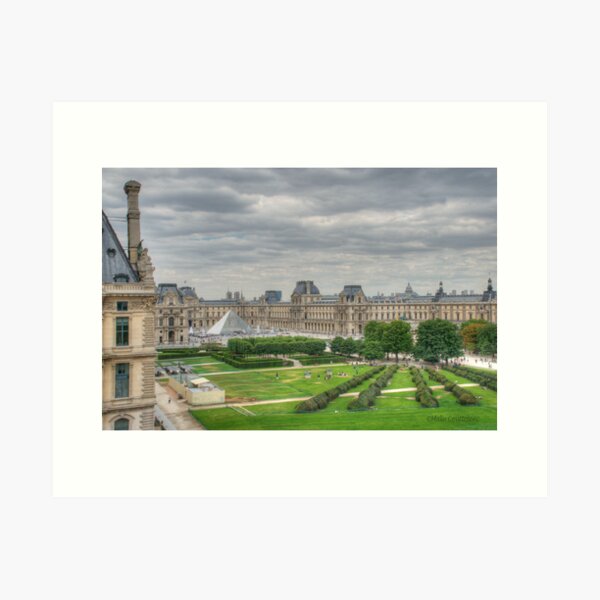 Item preview, Panoramic view Musee du Louvre Paris designed and sold by MaluC.