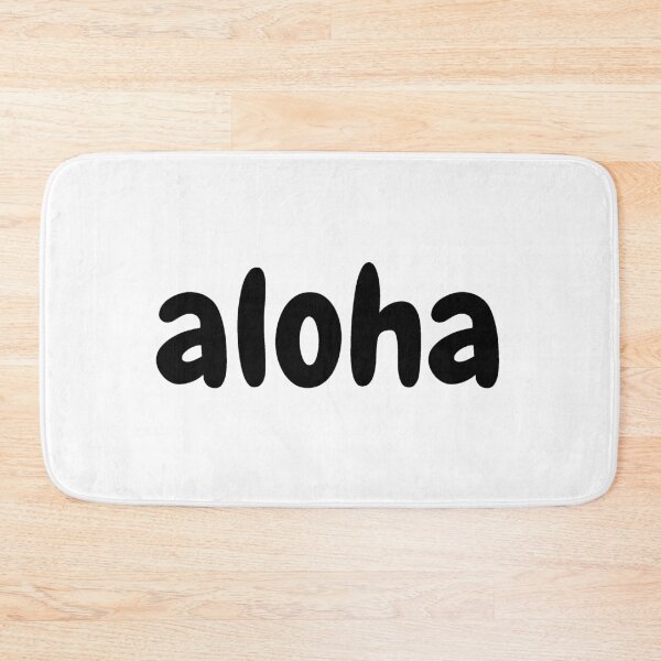 Item preview, Aloha - Black Letters designed and sold by SimplyMots.