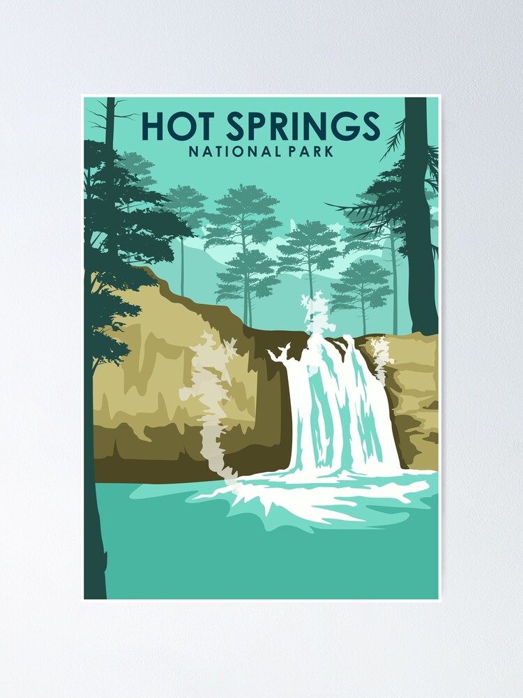 "Hot Springs National Park Travel Poster" Poster for Sale by Jorn van "Hot Springs National Park Travel Poster" Poster for Sale by Jorn van