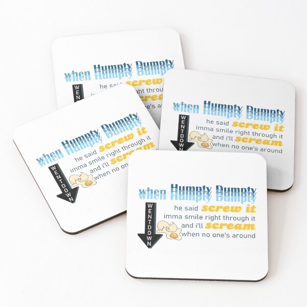 Item preview, AJR Humpty Dumpty Lyrics designed and sold by Lottie555.