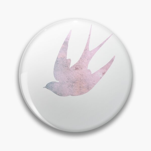 Item preview, Cute Pink Canvas Swallow - Girly Summer Pattern designed and sold by Passion-For-Sea.