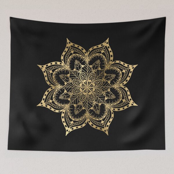 Item preview, Gold Mandala Eight Point designed and sold by MusberriDesigns.