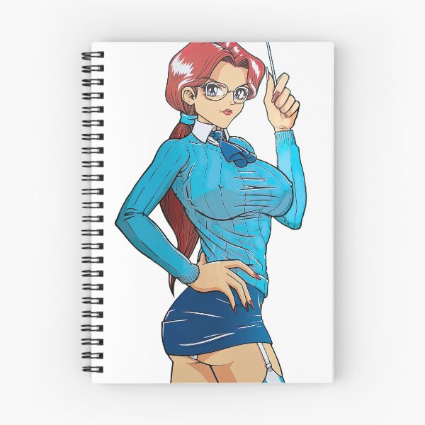 Item preview, Miss Kawasaki Skater Anime Teacher Illustration designed and sold by ultrakinetic.