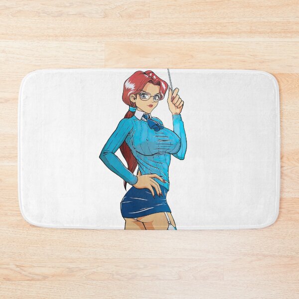Item preview, Miss Kawasaki Skater Anime Teacher Illustration designed and sold by ultrakinetic.