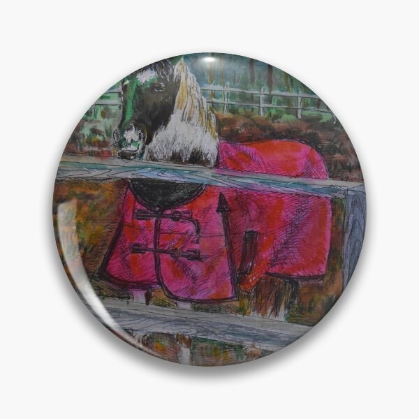 Item preview, Watercolor Sketch - Horse Woody at Linton, Cambridgeshire, UK designed and sold by Igor Pozdnyakov.