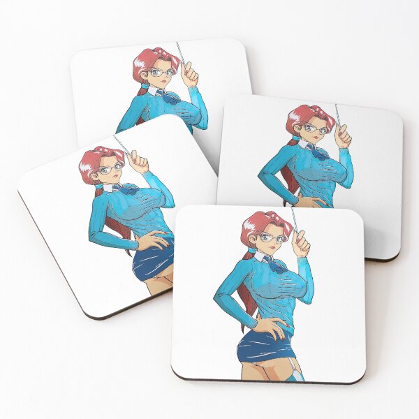 Item preview, Miss Kawasaki Skater Anime Teacher Illustration designed and sold by ultrakinetic.
