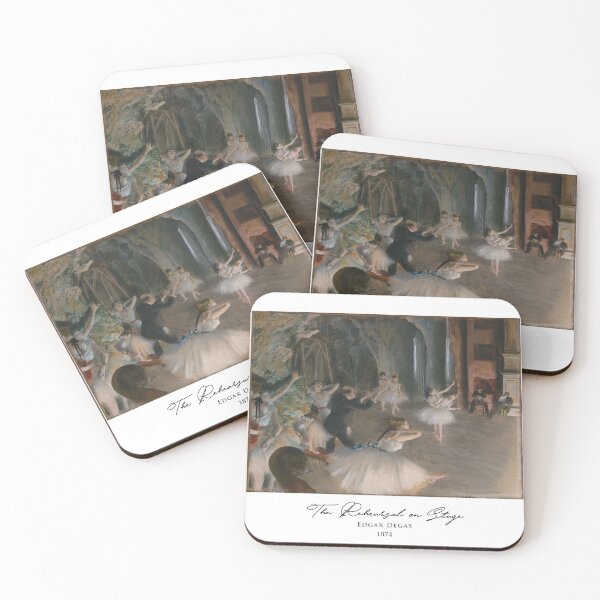 Item preview, Dancers: The Rehearsal on Stage by Degas 1874 designed and sold by ebrawne.
