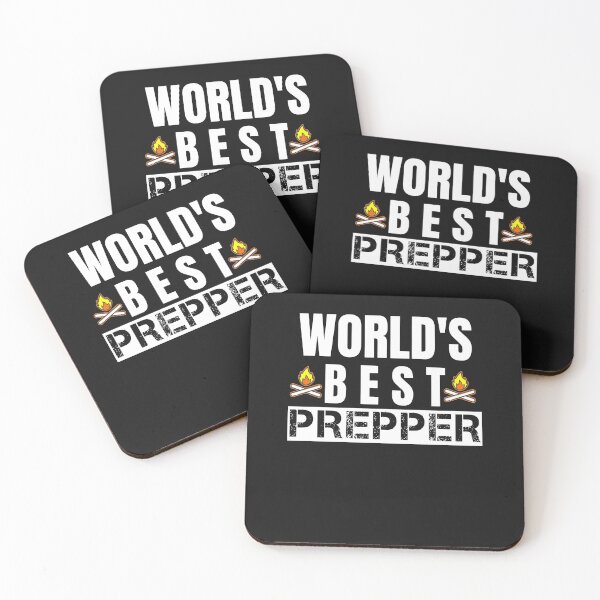 Item preview, World's Best Prepper Funny Survivalist Prepping designed and sold by SharpThreadZ.