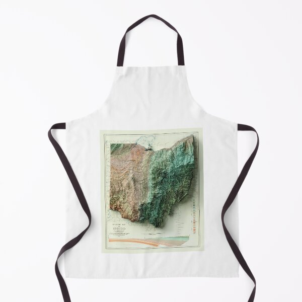 Item preview, 1920 Ohio Relief Map 3D digitally-rendered designed and sold by ThinkAboutMaps.