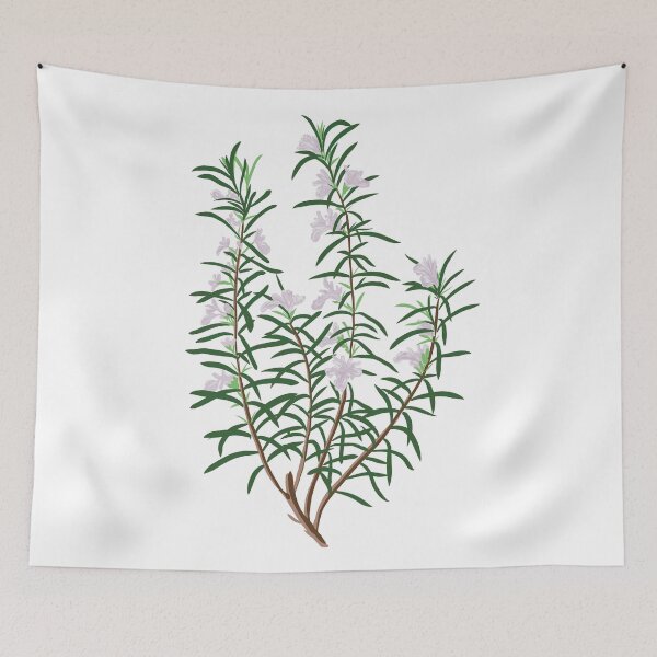 Item preview, Blooming rosemary designed and sold by Luaillustration.