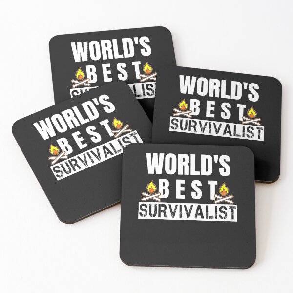 Item preview, World's Best Survivalist Funny Doomsday Prepping designed and sold by SharpThreadZ.