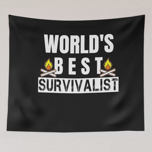 Item preview, World's Best Survivalist Funny Doomsday Prepping designed and sold by SharpThreadZ.