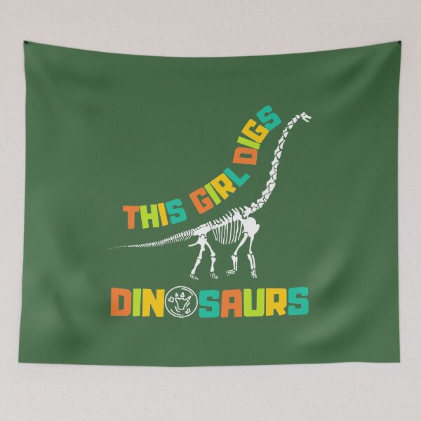 Item preview, Just A Girl Who Loves Dinosaurs  - This Girl Digs Dinosaurs designed and sold by EscapismDesigns.