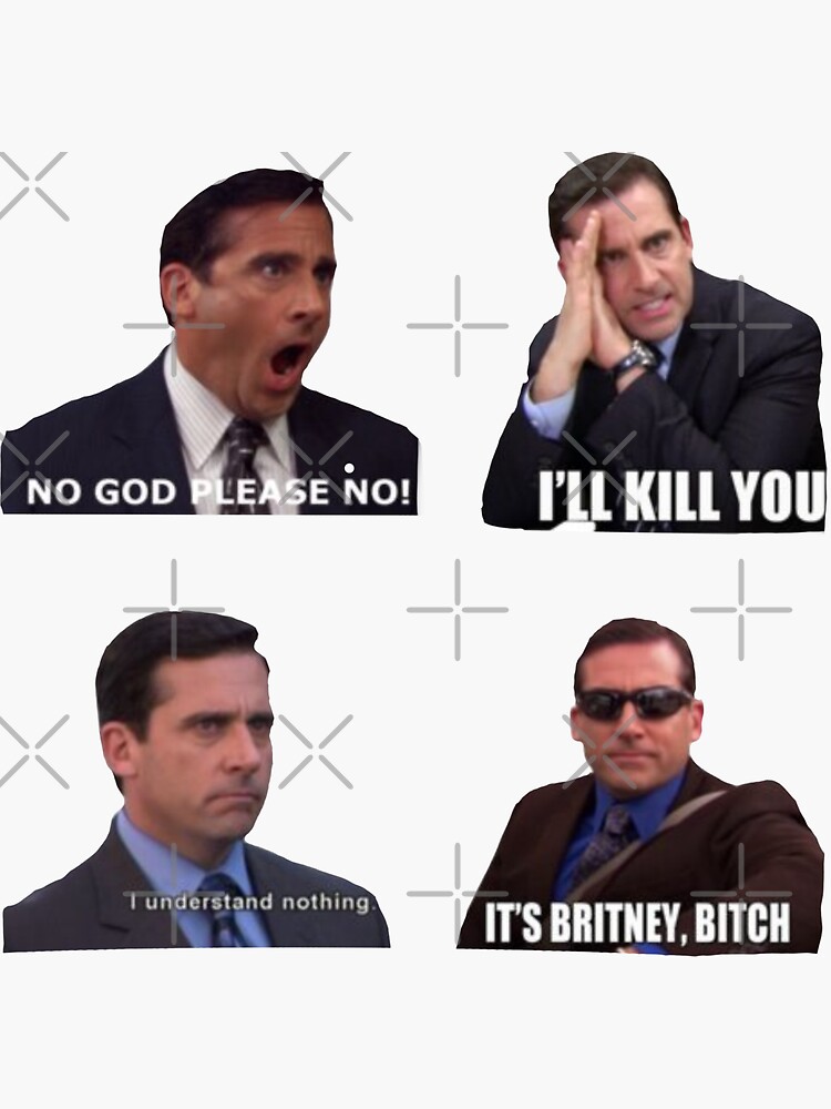 "Funny Michael Scott Quotes Pack" Sticker for Sale by beachyyydesign Redbubble