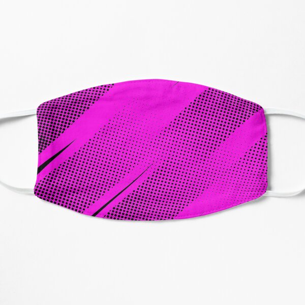 Black and pink modern abstract halftone dotted background Flat Mask