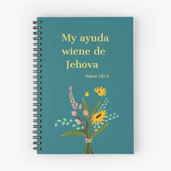 Item preview, Mi Ayuda Wiene De Jehova Salmo 121:2 Libreta Para Apuntes y Estudio Asamblea de los Testigos de Jehová designed and sold by magdajwgifts.