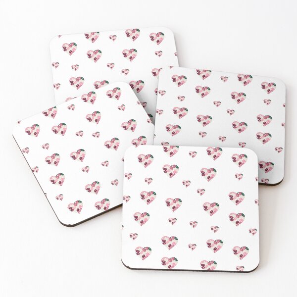 Item preview, Vintage Pink Jellybean Hearts Sticker Pack designed and sold by Designs By YL.