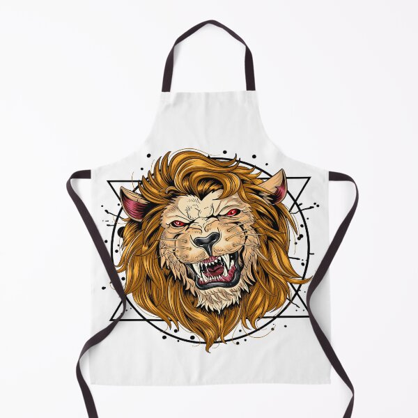 Artikelvorschau, Angry Lion Geometric Art entworfen und verkauft von RKR-Designs.