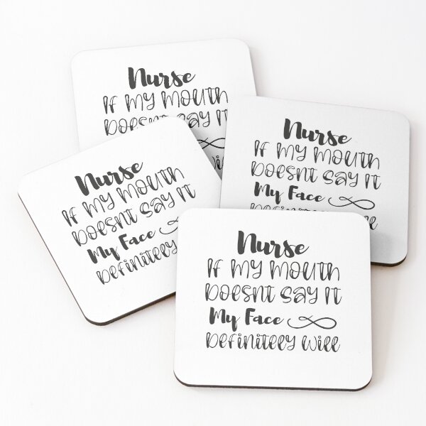 Item preview, Nurse If My Mouth Doesnt Say It My Face Definitely Will designed and sold by ThebestArtshop.